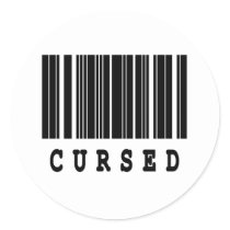 cursed barcode design stickers
