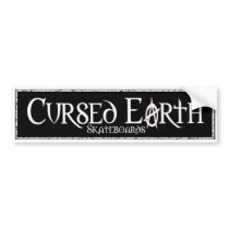 cursed bumper bumper sticker