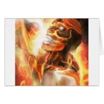 CURSED OF GOD ! GREETING CARD
