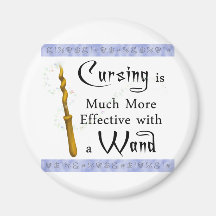 cursing is more effective with a wand magnets