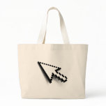 Cursor 3D Tote Bags