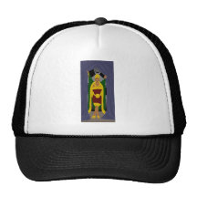 Curtain Pose Mesh Hats