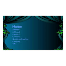 Curtain Profile Card Business Card Templates