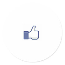 curtir Facebook Adesivos