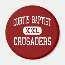 Curtis Baptist - Crusaders - High - Augusta Fridge Magnet