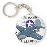 curtiss sb2c helldiver keychain