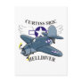 curtiss sb2c helldiver post card