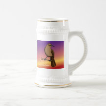 Curved Billed Thrasher rev.2.0 Mugs and Pads