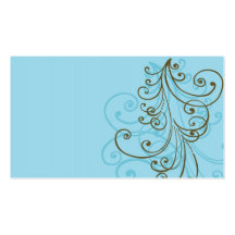 Curves Profile Card Business Cards