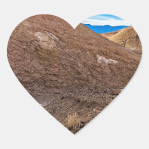Curving Riverbed at Zabriskie Point. Sticker