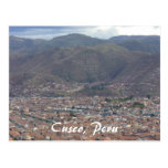 cusco city postcard