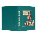 Custom 1" Binder - Sleepytime Cake Retro Mom