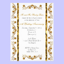 Custom 50th Anniversary Invitations invitations