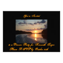 Custom 5x7 Dinner Party Invitations Announcements