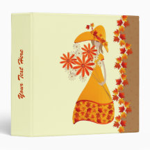 Custom Album - AUTUMN LEAVES PHOTO / RECIPE Vinyl Binder