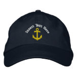 Custom Anchor Embroidered Hat embroidered hats