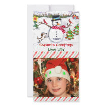 Custom Baby / Kids / Family Christmas Photo Card