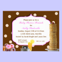 Custom Baby Shower Brunch Invitations invitations