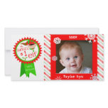 Custom Baby's Christmas Photo Card