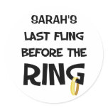 Custom Bachelorette Party stickers