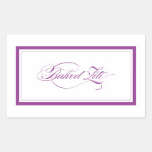 Custom_Baked Ziti Rectangular Sticker