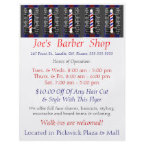 Custom Barber Shop / Advertisement / Flyer