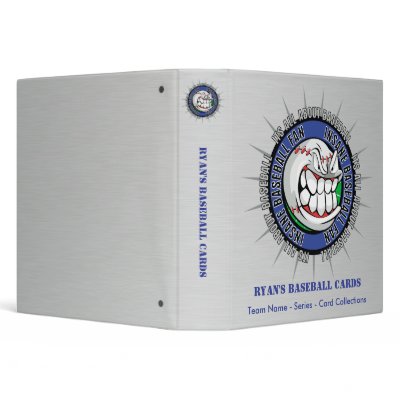 Custom Baseball Card Binder by ZazzleBinders