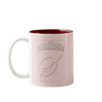 Custom Bat Mitzvah Design - Initial S Coffee Mugs