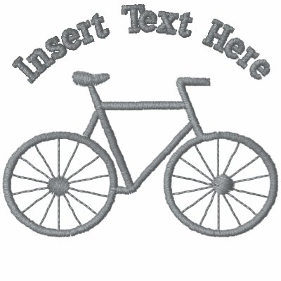 Custom Bicycle Embroidered Shirt by fathersdaytshirts