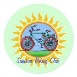 Custom Bicycling Club Logo Wear Stickers