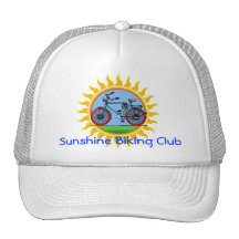 Custom Bicycling Club Logo Wear Trucker Hats