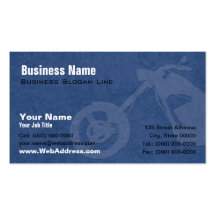 Custom Bike Builders Business Card