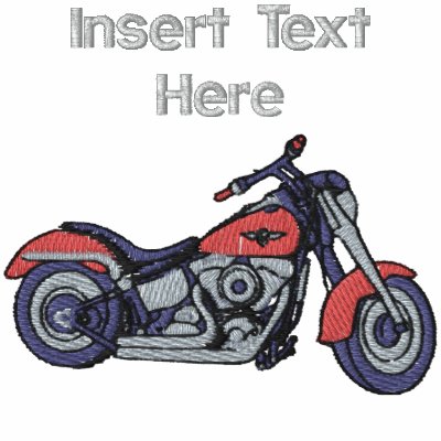 Custom Biker Embroidered Shirt by fathersdaytshirts