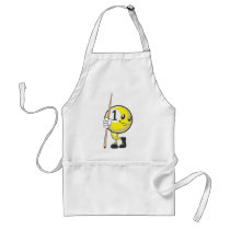 Custom Billiard Player Holding Cue Stick Aprons