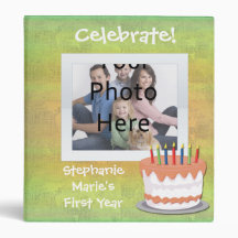 Custom Birthday Photo Album Binder