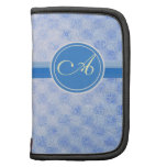 Custom Blue Initial Folio Folio Planners