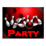 Custom Bowling Postcards