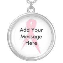 Custom Breast Cancer Necklace