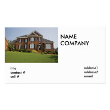 custom brick home business card templates
