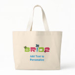 Custom Bride Tote Bag
