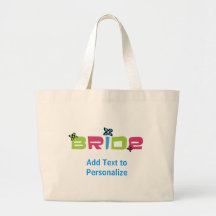 Custom Bride Tote Bag