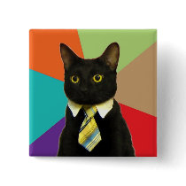 Custom Business Cat Button