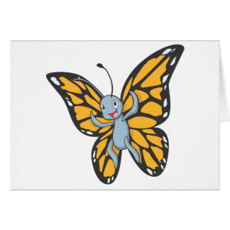 Custom Butterfly Monarch Cartoon Shirt Greeting Card