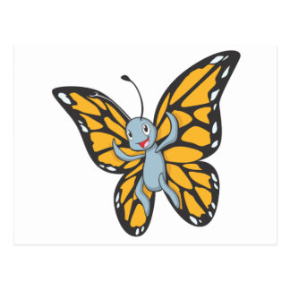 Custom Butterfly Monarch Cartoon Shirt Post Card