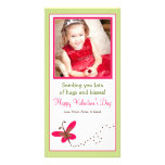 Custom Butterfly Valentine's Day Photo Card: green