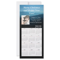 Custom Calendar Rack Card, Christmas/New Year