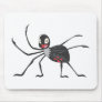 Custom Cartoon Black Widow Spider Shirt Mouse Pads