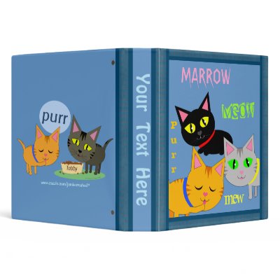 Custom Cats & Kittens Binder by jamiecreates1