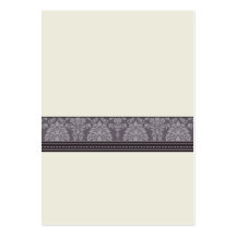 custom: Charming Damask Placecards (plum) Business Card Templates