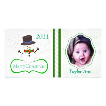 Custom Children's Christmas Photo Card